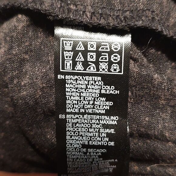 Forever 21 High Low Heathered Gray Skirt XS - Picture 5 of 6